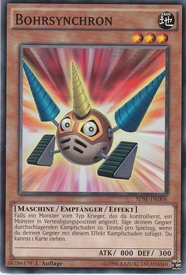 YU-GI-OH Bohrsynchron Common SDSE-DE006