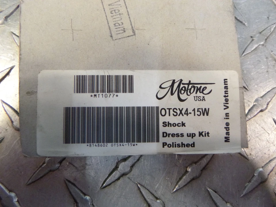 Motone Customs Chrome Shock Dress Up Kit Select Triumph Motorcycles Billet New - Image 3 of 3