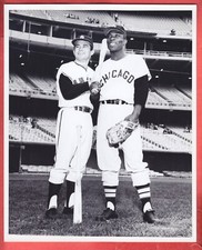 1963   ANGELS   ALBIE PEARSON   +  CHISOX   FLOYD ROBINSON   8 X 10   TYPE 1