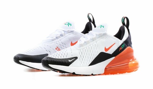 Nike Air Max 270 GS White Turf Orange 