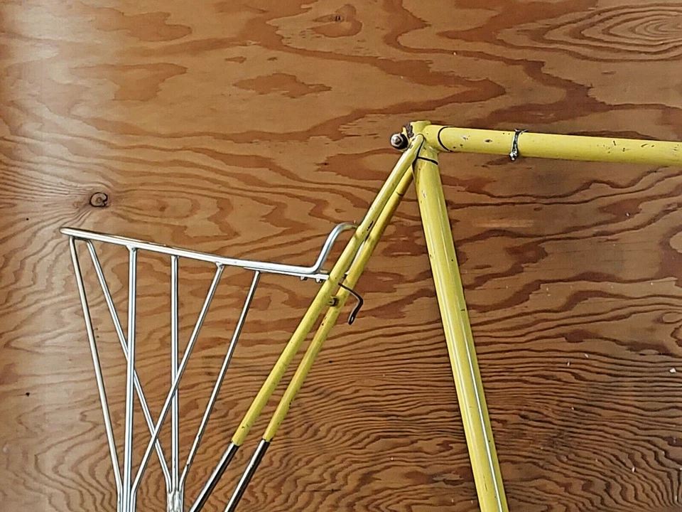 Cuadro de bicicleta de carretera Fuji 1972 63 cm XX-grande acero con orejetas hecho en Japón envío rápido a EE. UU. Foto 4 de 4