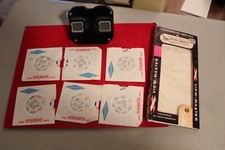 1960's Vintage Sawyer's Bakelite View-Master Viewer and Disks