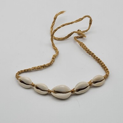 Cowre Shell Puka Shell Seashell Adjustable Tropcal sland Hawa