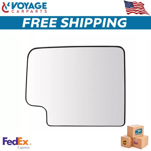 Mirror Glass Driver Side Upper Fits For 2020-2021 Chevy Silverado GMC Sierra
