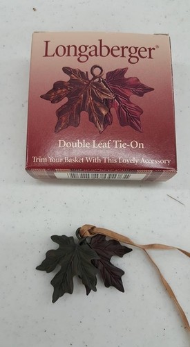 Cesta Longaberger - Doble Hoja Atada Otoño - NUEVA EN CAJA Atada - Imagen 3 de 4