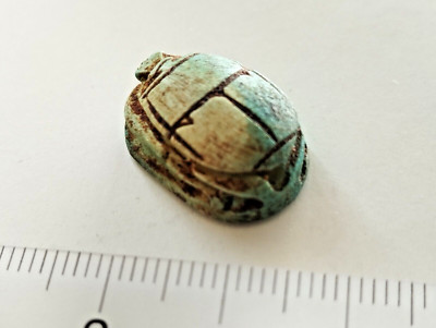 Handgesch. ägyptischer Skarabäus aus Speckstein-LUXOR 1.7 x 1 cm Als Anhänger