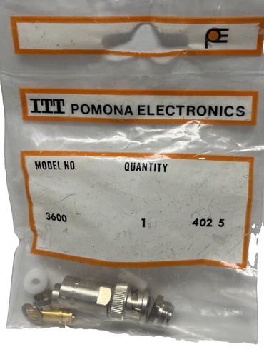 1PC AMPHENOL RF DIVISION 132340 Connector rf coaxial sma in-series