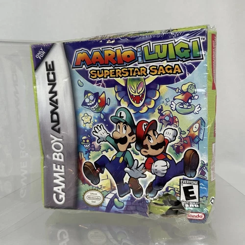 Mario & Luigi: Superstar Saga⭐️NEW with WEAR⭐️GameBoy Advance GBA Authentic OEM