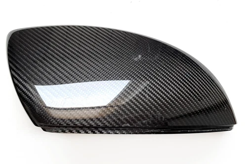 19-25 OEM Audi A6 A7 A8 RIGHT OUTSIDE MIRROR COVER CAP Carbon 4K1857528A