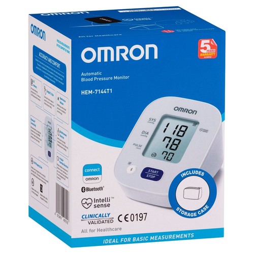 Omron HEM7144T1 Blood Pressure Monitor QLD STK + Receipt for Private Health ins - Picture 2 of 7