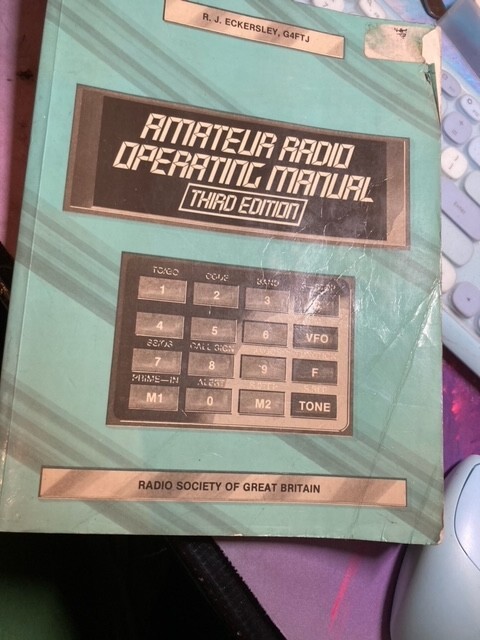 Amateur Radio Operating Manual Paperback Book R.J.Eckersley 3rd Edition