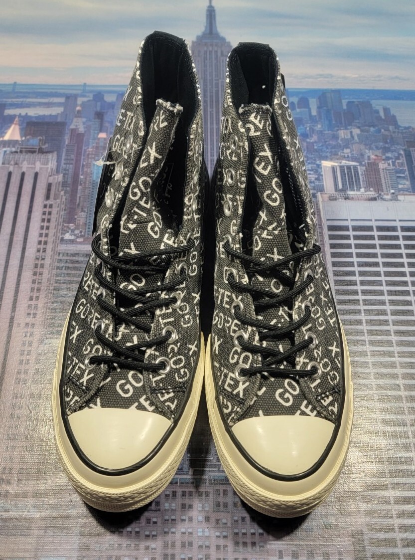 Converse Chuck 70 Hi High Top Gore-Tex All Over Logo Black Converse Chuck 70 Hi High Top Gore-Tex All Over Logo Black