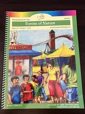Moving Beyond the Page Forces of Nature spiral bound science unit study age 8-10