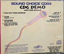 DEMO  SOUND CHOICE KARAOKE CDG LOT MAIL