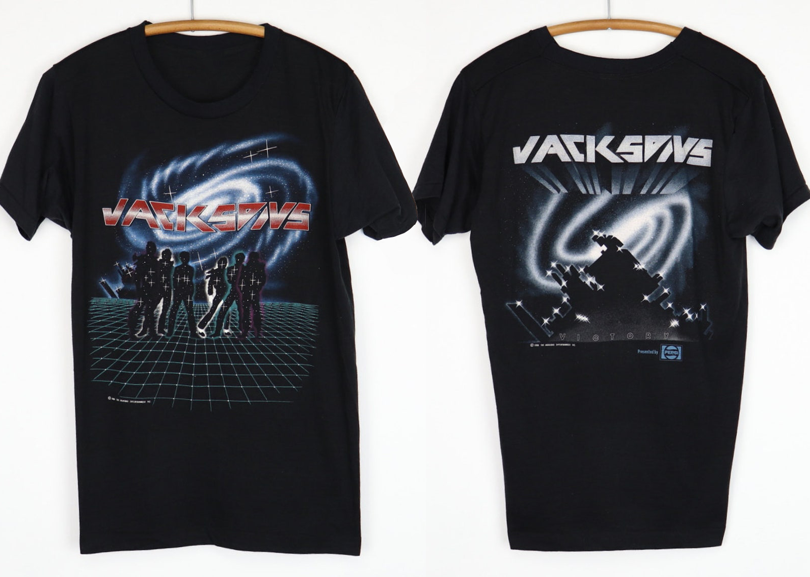 vintage 1984 Jackson Victory Tour Shirt - Black Unisex Shirt | eBay