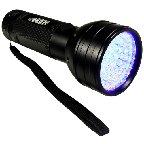 HQRP 51 LED 395 nM Ultra Violet LIGHT Flashlight Scorpion Detector - Afbeelding 1 van 6