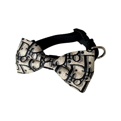 Bow Tie Gucci Cat Collar Classic Luxury Big-brand Bowknot Cat Dog Choker  Pet Collar