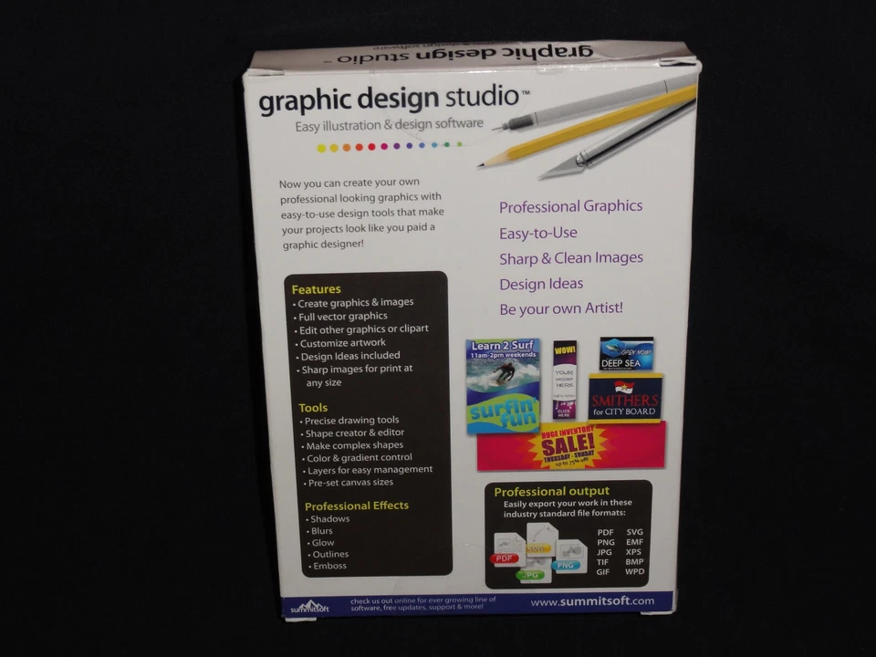 Graphic Design Studio - Win 7, 8, Vista, XP by Summitsoft - Image 2 of 4