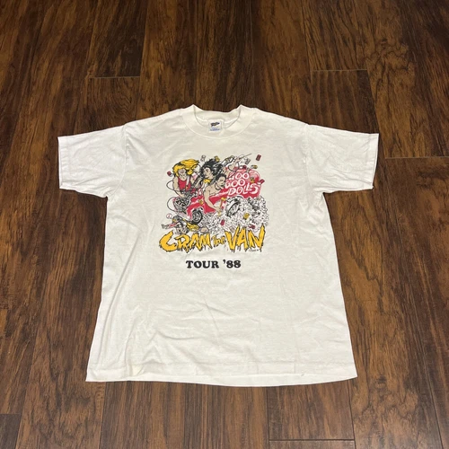 Goo Goo Dolls Concert T Shirt Cram The Van Tour 1980s vintage concert t-shirt, vintage, single stitch, B+ condition