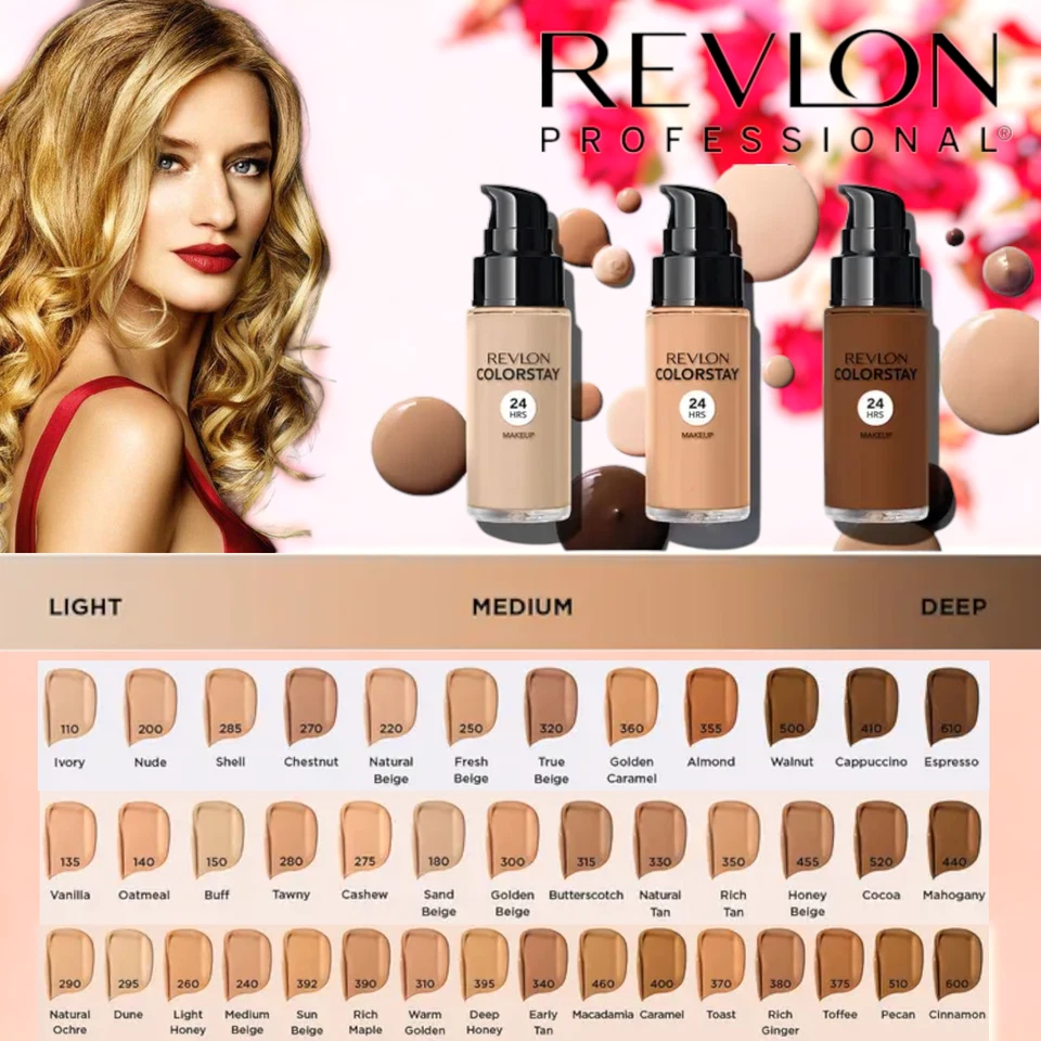 Revlon Colorstay Foundation 24HRs combination/oily or normal/dry skin - 30ml