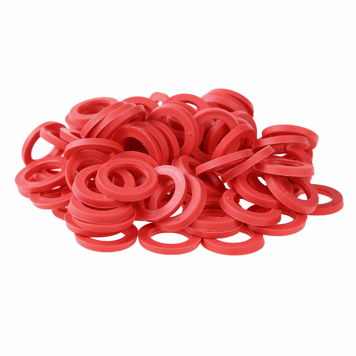 100 Flat Rubber Seals Hose Washers Pipe Water Tap ORing Gaskets Faucet