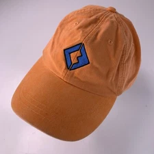 Custom Engineering Co Orange Ball Cap Adjustable Baseball Hat