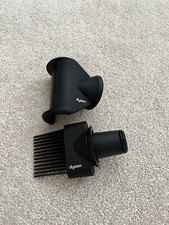 Genuine Dyson Supersonic Hair Dryer Flyaway Attachment And Wide Tooth Comb