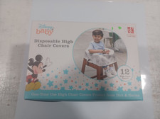 Disney Baby by J.L. Childress Shopping Cart  High Chair Cover Mickey and Minnie