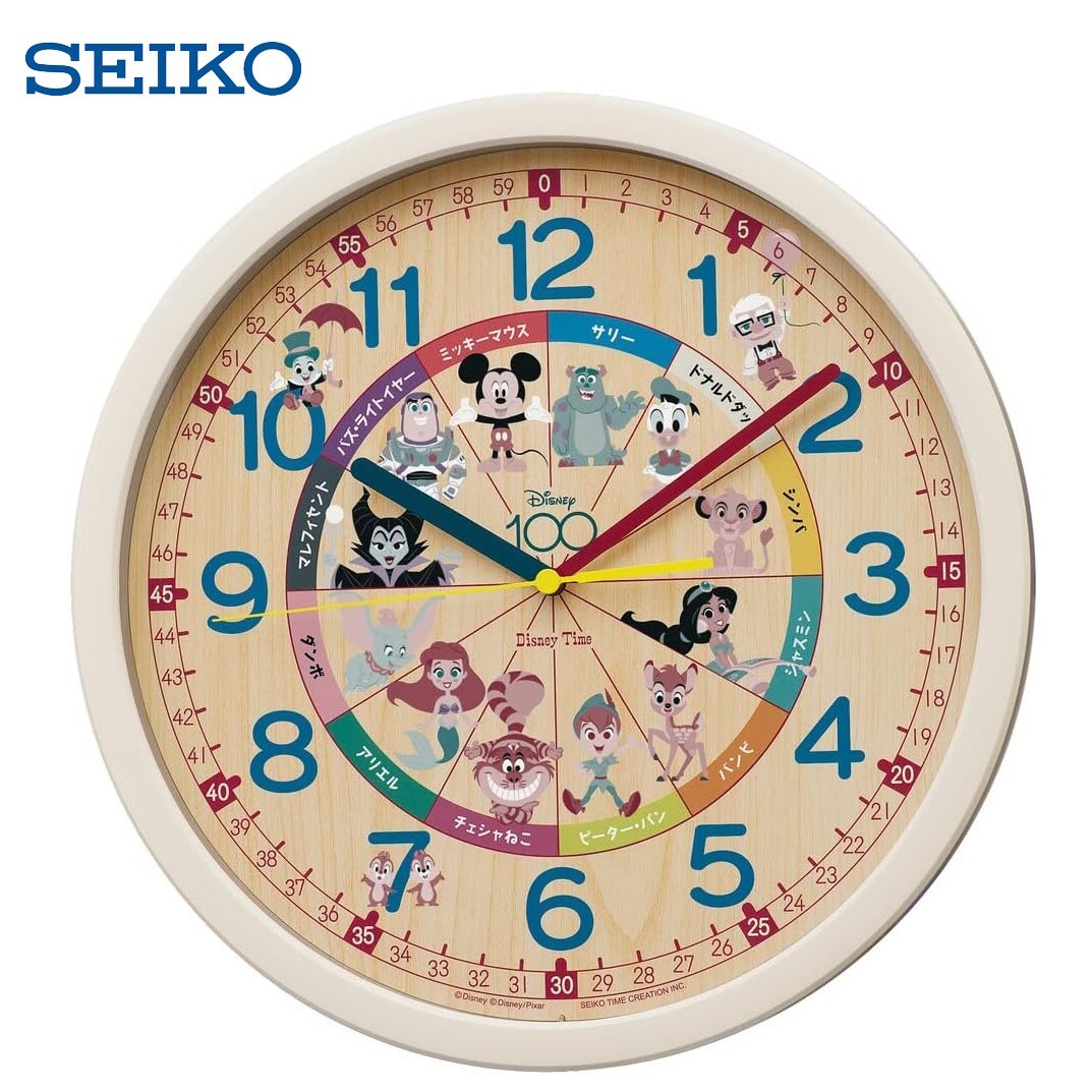 SEIKO Wall Clock Analog Disney Time Mickey & Friends FW812C