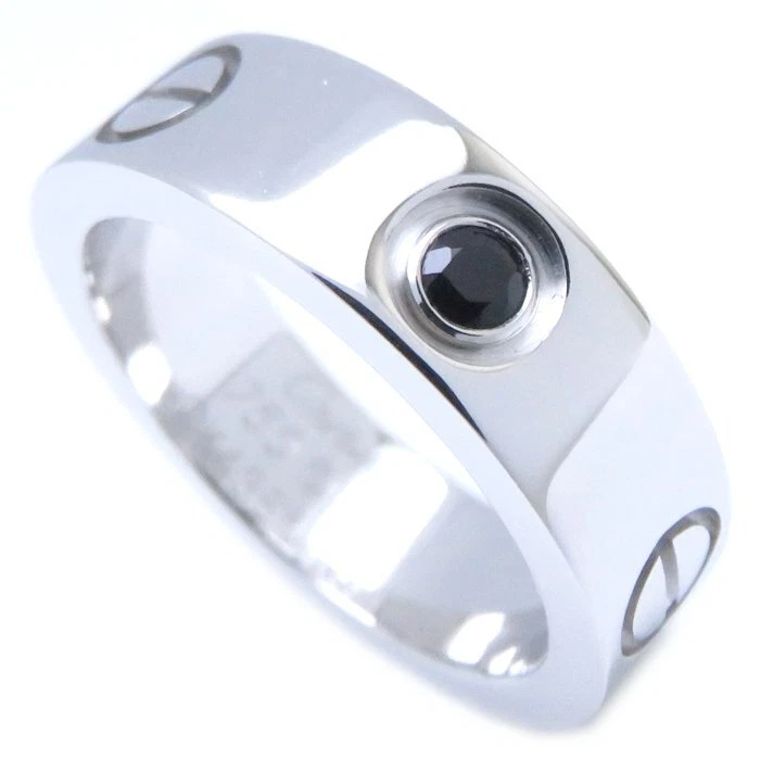 Cartier black diamond sale ring