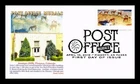 DR JIM STAMPS US COVER POST OFFICE MURALS ANTELOPE FLORENCE COLORADO FDC PANDA