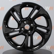 17" Vauxhall Corsa E 2015-2019 Black wheel 7J ET44 4x100 REFURBISHED 13380639