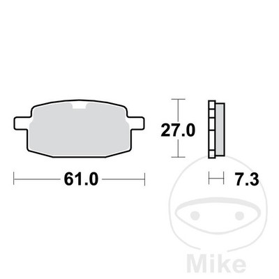 TRW Motorcycle brake pads LC ALTN:7320179