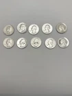 1963 Silver Proof Washington Quarters Lot of 10 90% Silver GEM BU#412