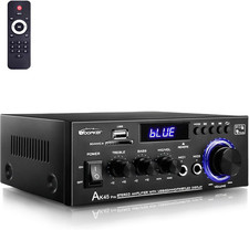 AK45 Pro Amplifier Home Audio Stereo Receivers with Bluetooth 5.0,Max 400W,2.0 C