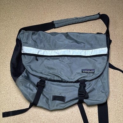 VTG Patagonia Critical Mass Messenger Bag Olive Gray Used