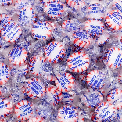 Sugar Free Starlight Mints - 1 Pound Pack (About 90 Count) - Peppermint Hard Can