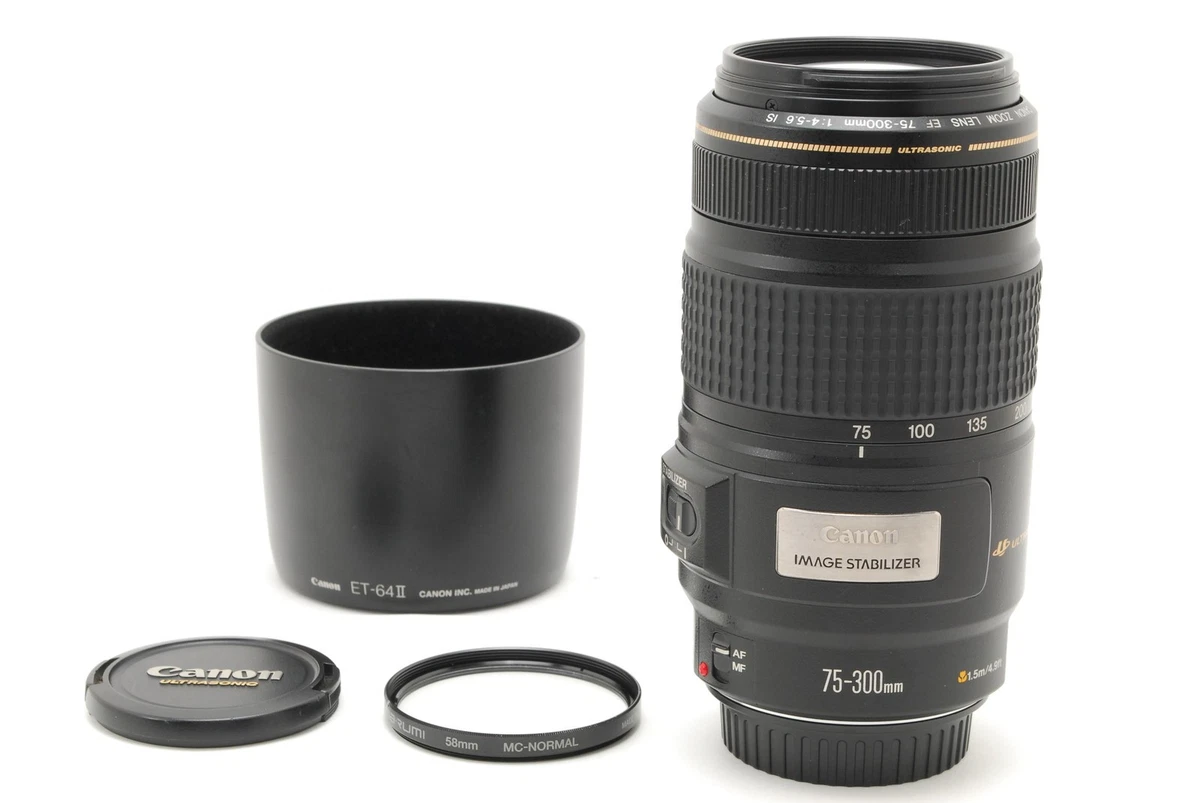 Canon EF 75-300mm Image Stabilization Camera Lenses for sale - eBay