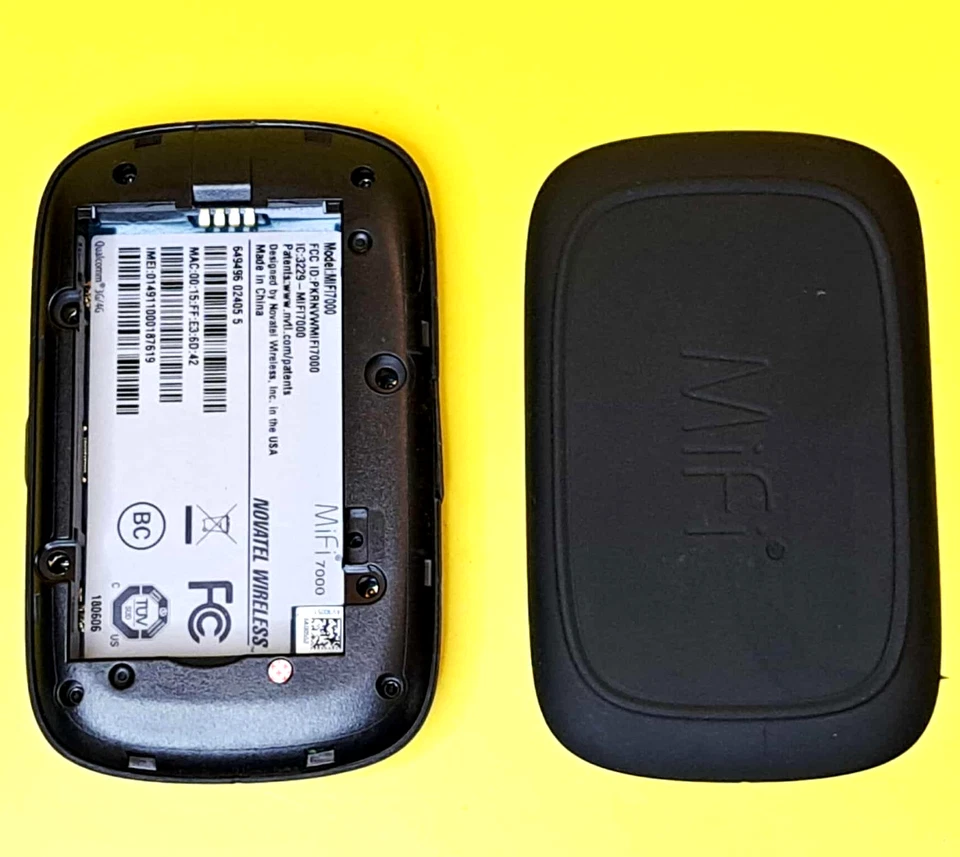 ⚡NO BATTERY⚡NOVATEL WIRELESS MIFI 7000 4G LTE MOBILE HOTSPOT WIFI TOUCHSCREEN⚡ - Image 2 of 4