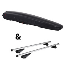 Für Seat Altea XL Typ 5P5/5P8 - Dachträger Menabo Tiger & Dachbox Arjes 280 Neu