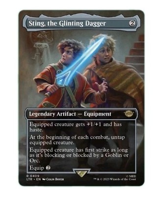 MTG | Sting, the Glinting Dagger #409 | LORD OF THE RINGS | NM | EN | SHOWCASE 