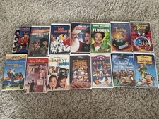 Lot of 14 Disney and Family VHS Tapes