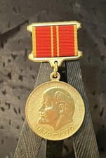 Original Russian USSR 100th ANNIVERSARY OF LENIN Medal, Badge, Award