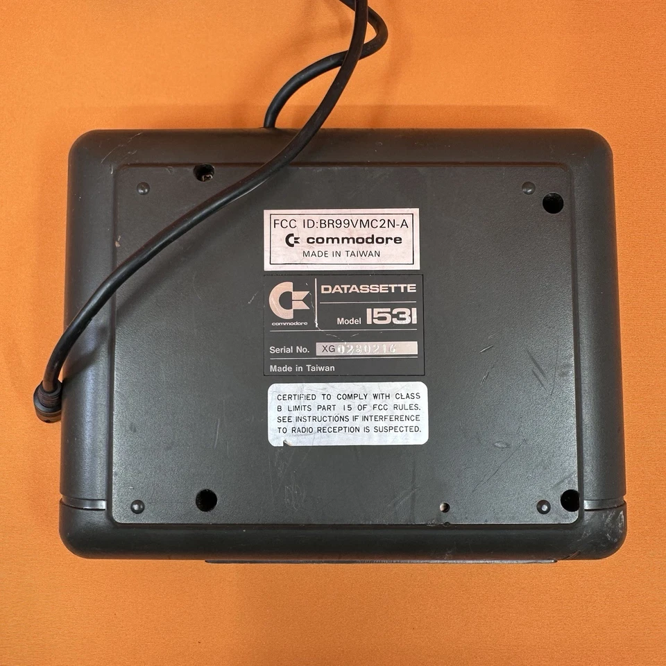 Commodore 1531 Datasette Tape Drive With Manual Suit Plus/4 C16 Tested - Image 3 of 4