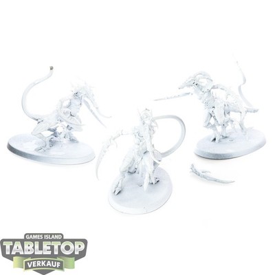 Hedonites of Slaanesh - 3 Fiends - grundiert