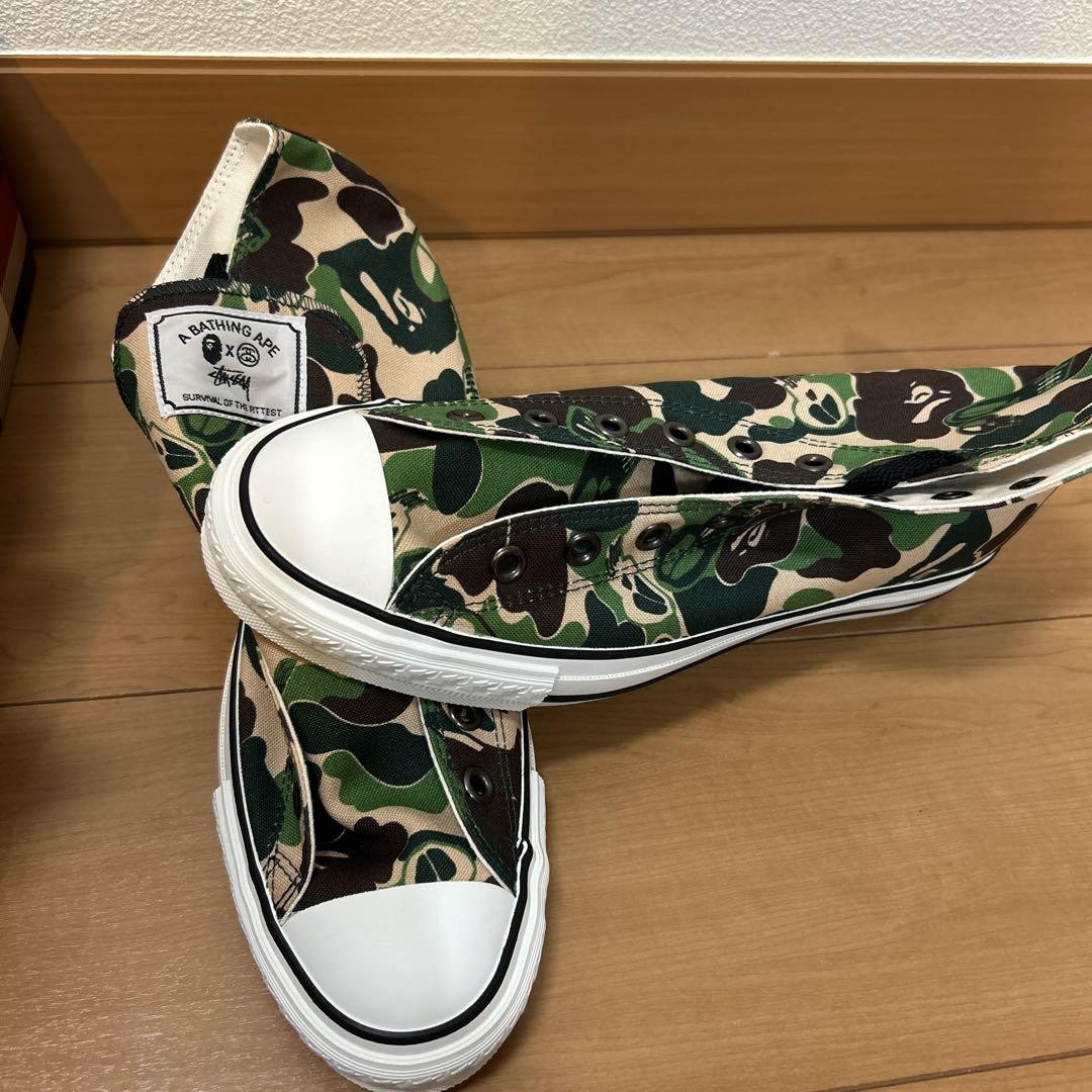 り*う様 BAPE × STUSSY スニーカー 【エイプ ステューシー ベイプ り*う様 BAPE × STUSSY スニーカー 【エイプ ステューシー ベイプ