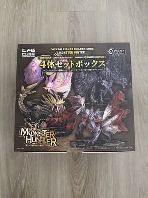 Monster Hunter Figure Builder Cube Capcom 4 Figure Box - Complete Set Brand New