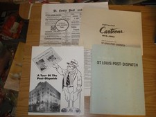St. Louis Post Dispatch lot of 1970 books Cartoons/reprint/history/newspaper St. Louis Post Dispatch lot of 1970 books Cartoons/reprint/history/newspaper