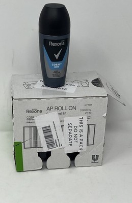 Rexona Men Cobalt Dry Deodorant Bulk 48H 6-Pack 50ml