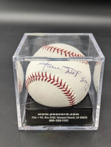 Willie Mays HOF Giants Signed " Say Hey " OML Baseball PSA/DNA 10 AUTO LOA